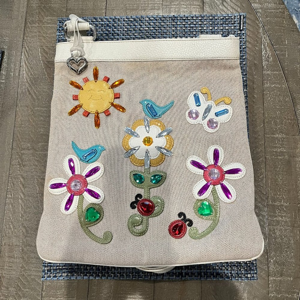 Brighton Spring Summer Floral Messenger Bag